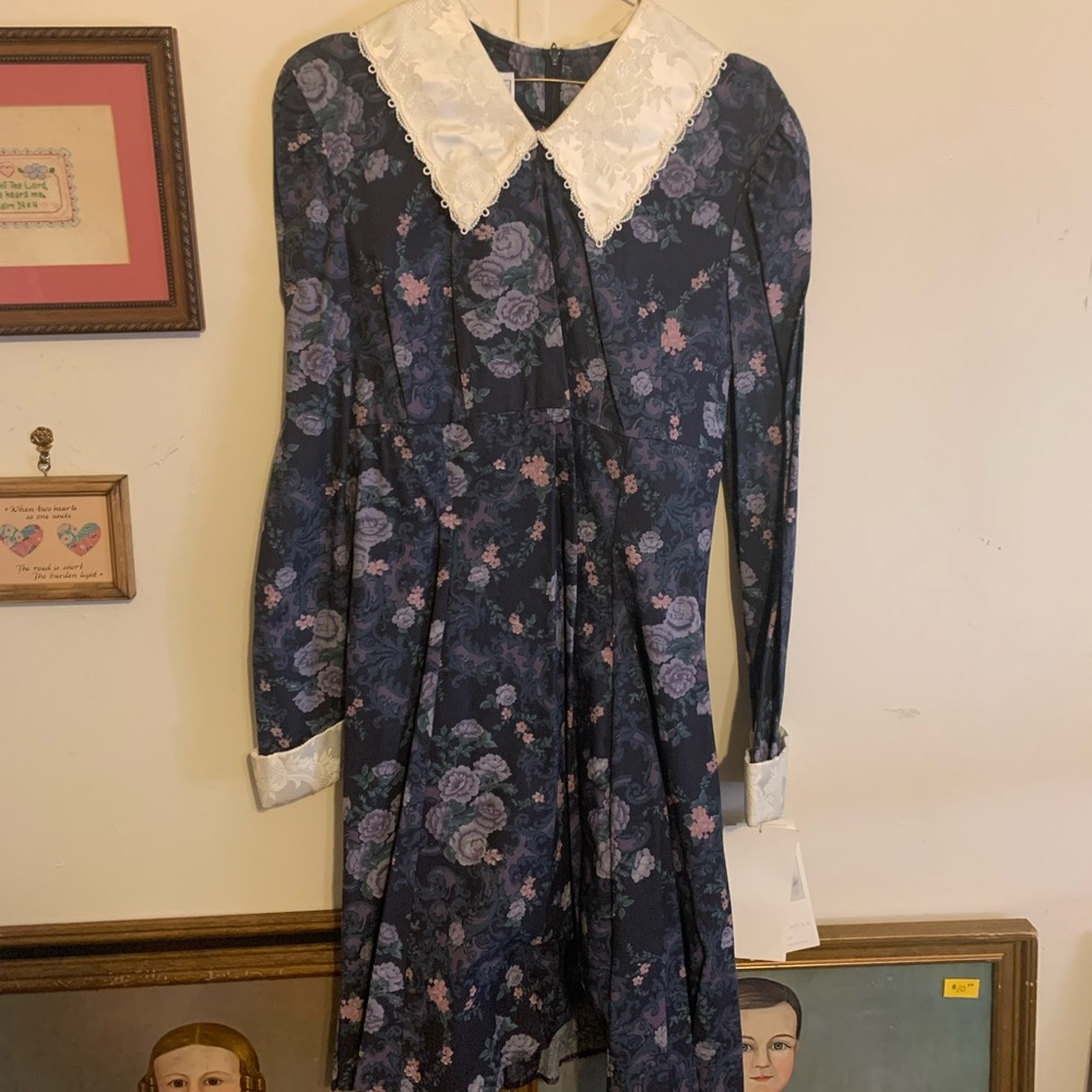 VINTAGE NEW W/ TAG JESSICA MCCLINTOCK SIZE 13/14 CLASSIC 90s COLLAR & CUFFS